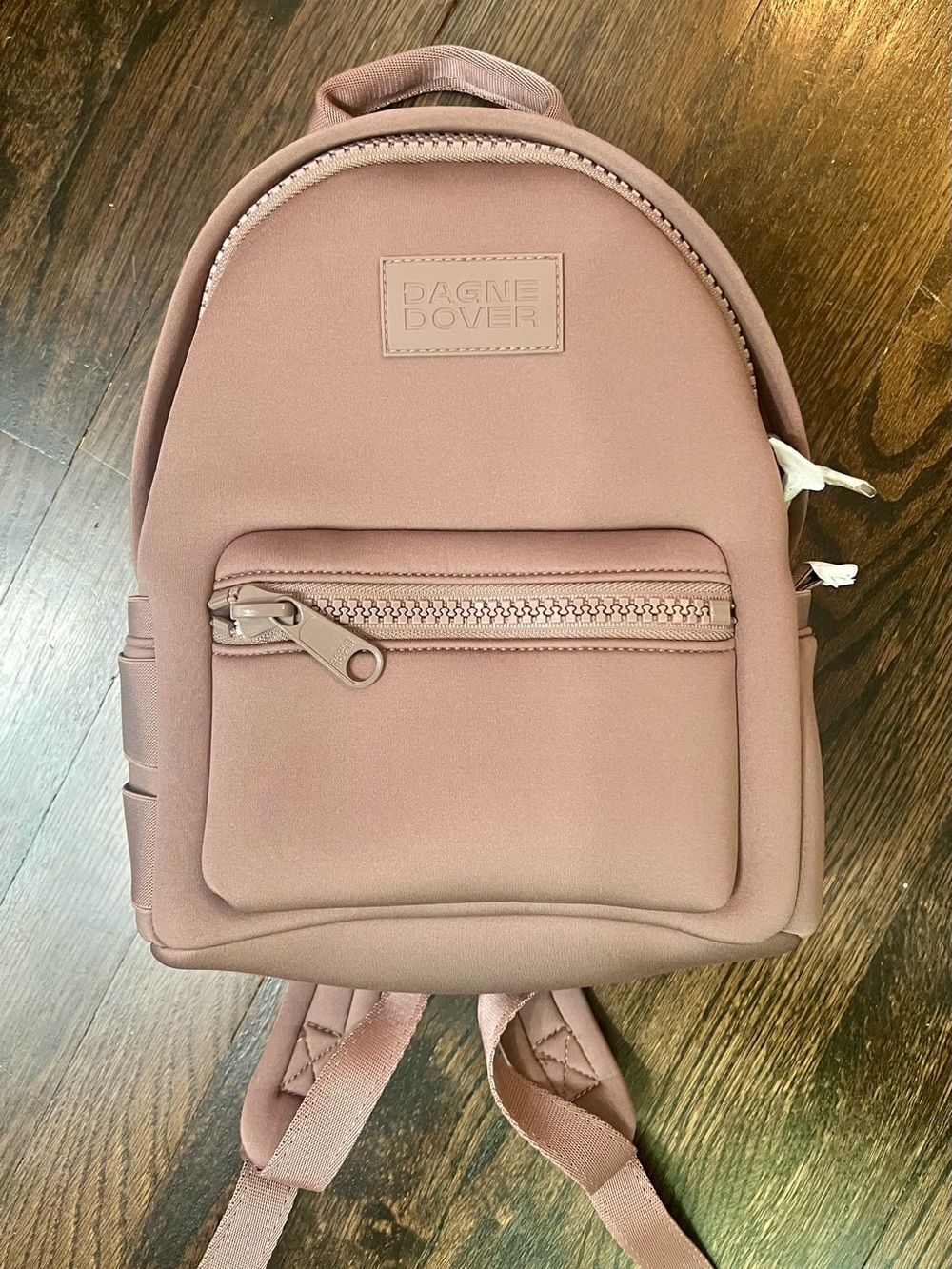 New Small Dagne Dover Dakota Neoprene Backpack Dune